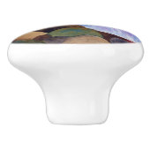 Blue Betta Fish Keramische Knop (Zijkant)