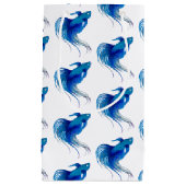 Blue Betta Fish Klein Cadeauzakje (Voorkant)