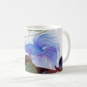 Blue Betta Fish Koffiemok (Voorkant rechts)