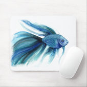 Blue Betta Fish Muismat (Met muis)