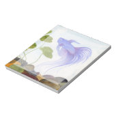 Blue Betta Fish Notitieblok (Linkerzijde)