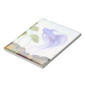 Blue Betta Fish Notitieblok (Linkerzijde)