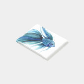 Blue Betta Fish Post-it® Notes (Schuin)