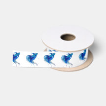 Blue Betta Fish Waterverf