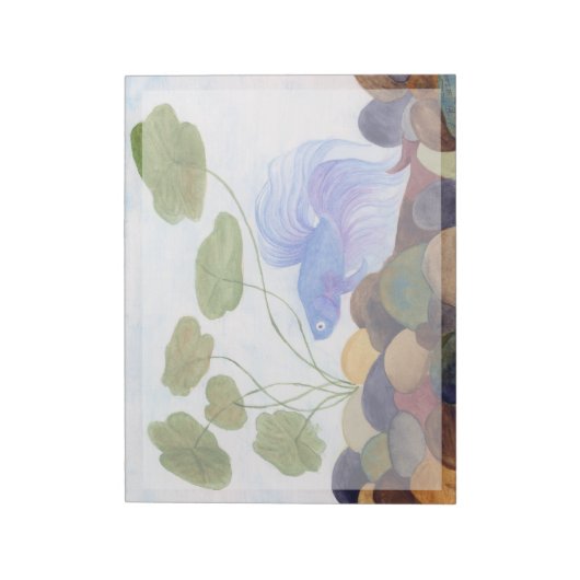 Blue Betta Notitieblok (Linkerzijde)