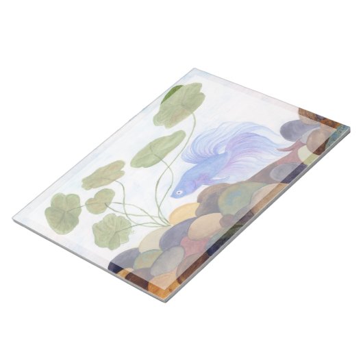 Blue Betta Notitieblok (Schuin)