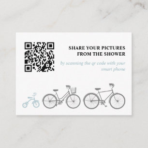 Blue Bicycle Afbeelding Share Informatiekaartje