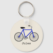 Blue Bicycle Sleutelhanger (Voorkant)