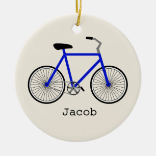 Blue Bicycle Specialized Ornament