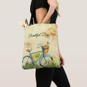 Blue Bicycle Yellow Tote Bag (Dichtbij)