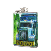 Blue Big Rig Truckers Truck & Highway Truck Heupfles (Links)