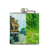 Blue Big Rig Truckers Truck & Highway Truck Heupfles (Achterkant)