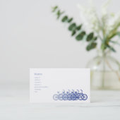 Blue Bike - Business Visitekaartje (Staand voorkant)
