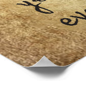 Blue Bike - Hoe traag je ook gaat poster (Hoek)