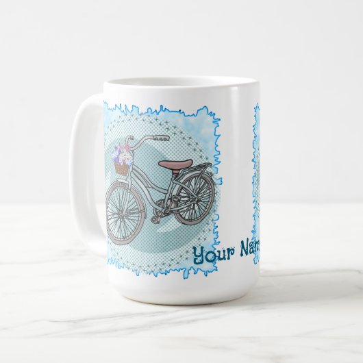 Blue Bike  Koffiemok (Voorkant links)