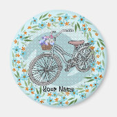 Blue Bike Magneet (Voorkant)