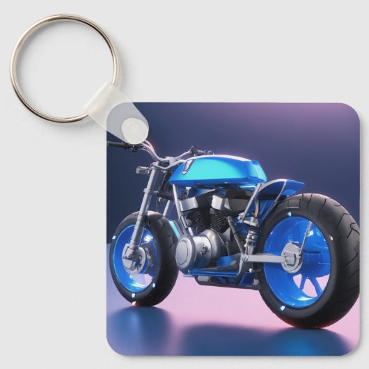 Blue bike sleutelhanger (Voorkant)