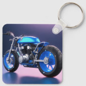 Blue bike sleutelhanger (Achterkant)