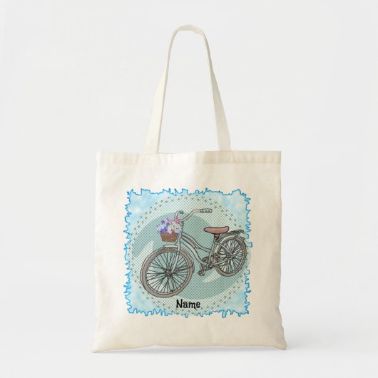 Blue Bike  Tote Bag (Voorkant)