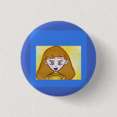 Blue Bingo Anime Button (Voorkant)