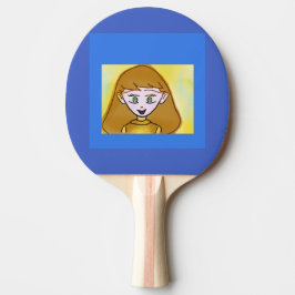 Blue Bingo Anime Ping Pong Paddle Tafeltennisbatje