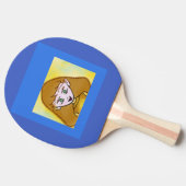 Blue Bingo Anime Ping Pong Paddle Tafeltennisbatje (Zijkant)