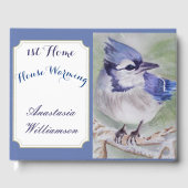 BLUE BIRD 1ST-HUISHOUDENS GASTENBOEK (Voorkant)