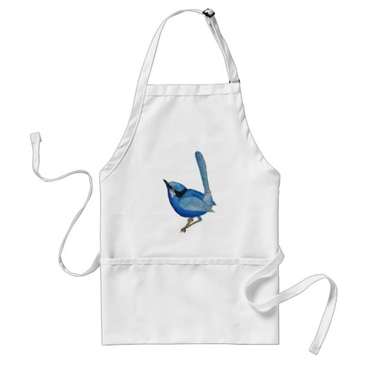 Blue Bird Apron Standaard Schort (Voorkant)