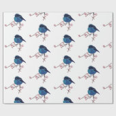 Blue Bird Art Cadeaupapier (Vlak)