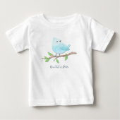 Blue Bird Baby T-Shirt (Voorkant)