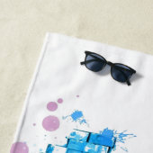 Blue Bird Beach Towel Strandlaken (In situ)