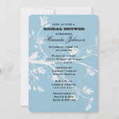 Blue Bird Branches Vrijgezellenfeest Kaart (Voorkant)