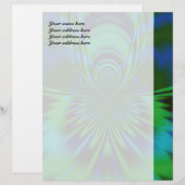 Blue Bird Briefhoofd Ontwerp (Voorkant / Achterkant)