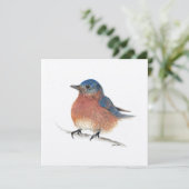 Blue Bird Card Kaart (Staand voorkant)