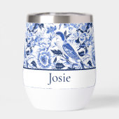 Blue Bird Chinoiserie Monogram  (Achterkant)