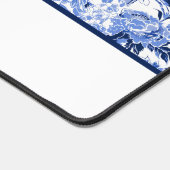 Blue Bird Chinoiserie Monogram  Bureaumat (Hoek)