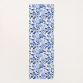 Blue Bird Chinoiserie Monogram Yogamat (Achterkant)
