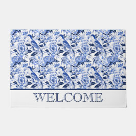 Blue Bird Chinoiserie Welkom Deurmat