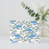 Blue Bird Conferentie Briefkaart (Staand voorkant)