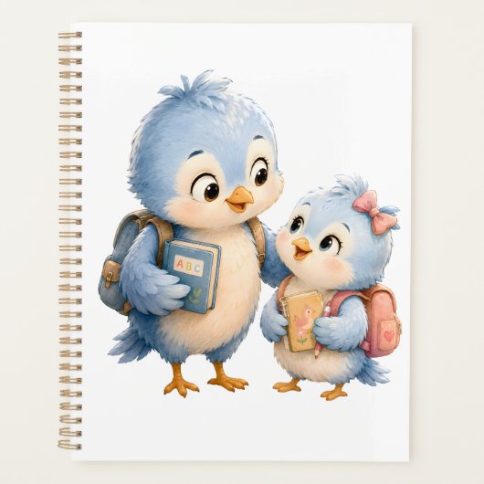 Blue Bird Dagelijkse Levensplanner Planner (Voorkant)