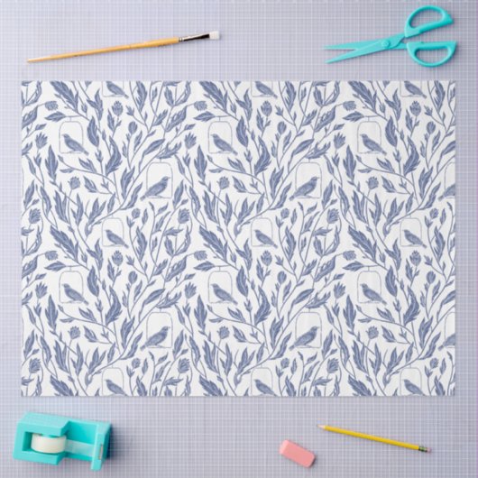 Blue Bird decoupage tissue papier (Craft)