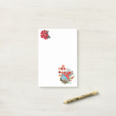 Blue Bird en kersen Post-it briefjes Post-it® Notes (Op bureau)