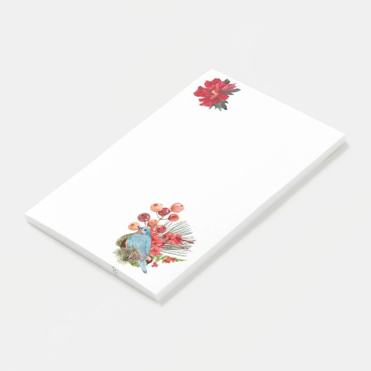 Blue Bird en kersen Post-it briefjes Post-it® Notes (Schuin)