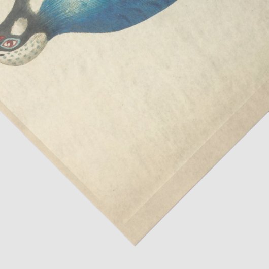  Blue Bird Ephemera Decoupage Tissue Paper Tissuepapier (Detail)