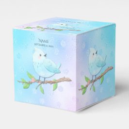 Blue Bird Favor Box Bedankdoosjes