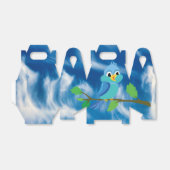 Blue Bird Favor Box Bedankdoosjes (Uitgevouwen)