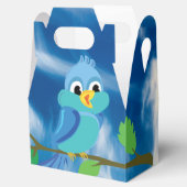 Blue Bird Favor Box Bedankdoosjes (Geopend)