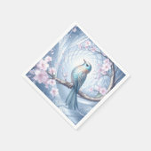 Blue Bird Floral Napkins Servet (Hoek)