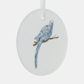 Blue Bird Glass Ornament (Voorkant Rechts)