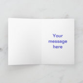 Blue Bird Happy Birthday-kaart Kaart (Binnen)